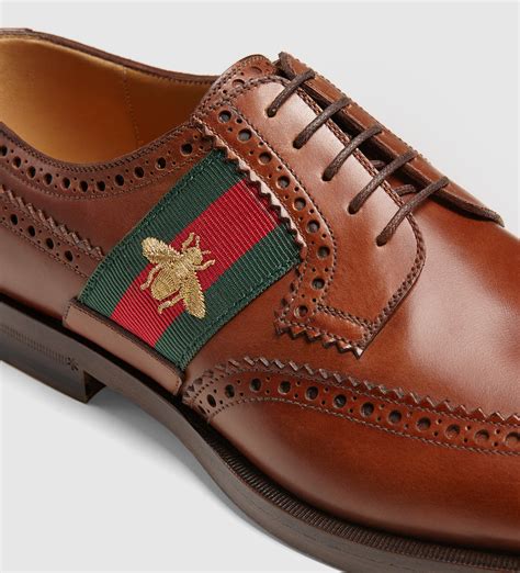 brown gucci formal shoes|gucci formal shoes men.